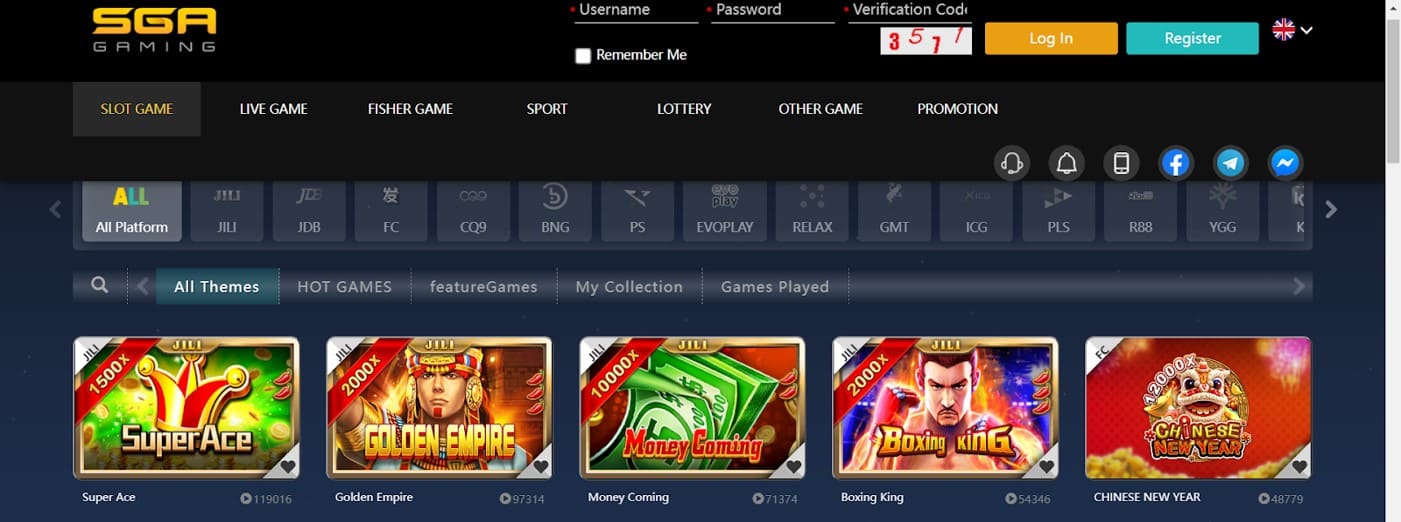 SGA gaming